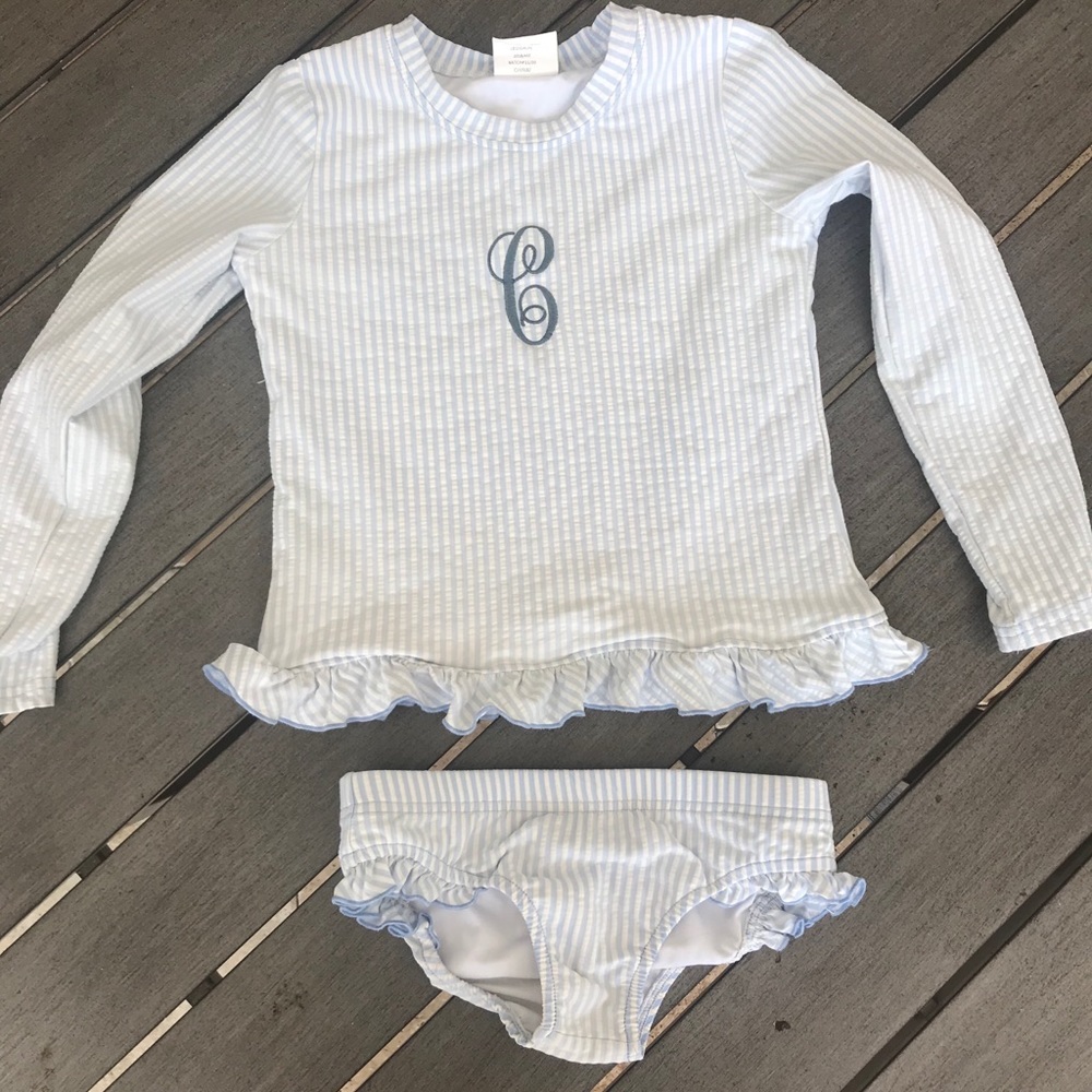 Classi Whimsy girls swim, Monogram C